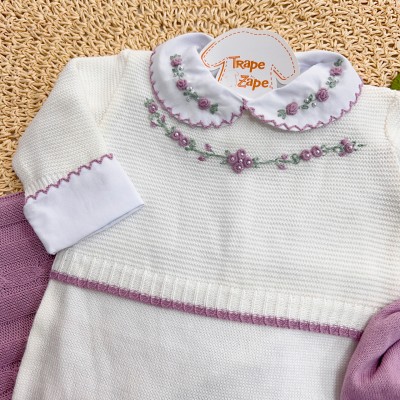  Saída de Maternidade Lara - Lilás